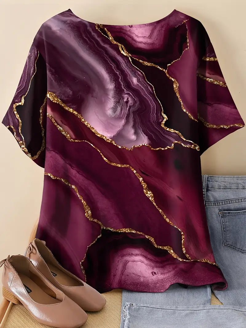 3D Print Casual Tee for Everyday Wear